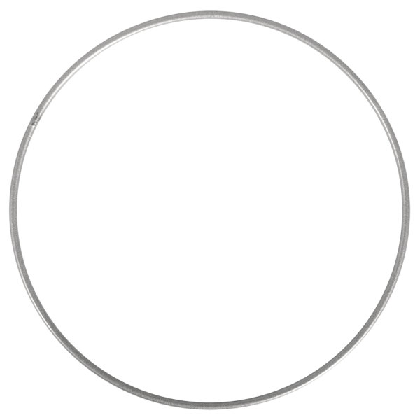 Metallringe beschichtet, 25cm , silber