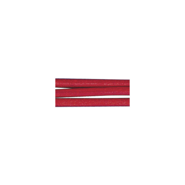 Rundriemen aus Ziegenleder, 1,5mm ø, 100cm, SB-Btl 2 Stück, rot