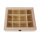 Holz-Teebox,12 Fächer, FSC Mix Credit, 28,5x23,5x7cm, Fächer je 6,5x7cm