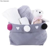 Garn Pompons Set Sporty, 3,8+5cm ø, Farben+Grössen sortiert, SB-Btl 18Stück