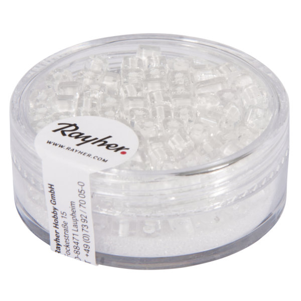 Wrfel Arktis, gelstert, 3,4 mm, Dose 15g, weiss