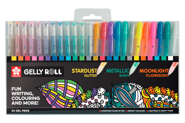 SAKURA Gelly Roll 0.5mm POXPGBMIX Mix ass. 24 Stück