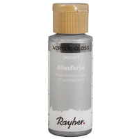 Allesfarbe Gloss, metallic, Flasche 59ml, brill.silber