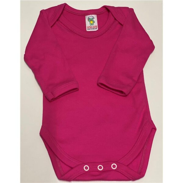 Body  Cute + Cuddly mit Ärmel 74 / 80 pink