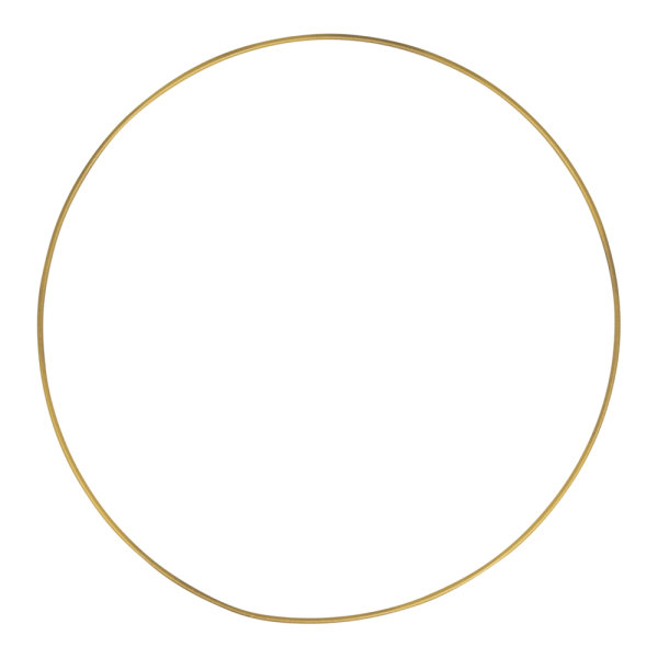 Metallringe, beschichtet, 30cm ø, gold