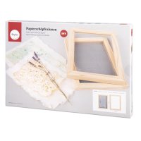 Papierschöpfrahmen, f.Papierformat 25x16 cm, Karton 1Stück, natur