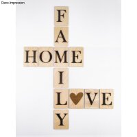 Holz Buchstabe I, FSC Mix Credit, 10,5x14,8cm, schwarz