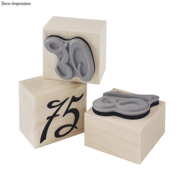 Stempel, 50, 3x3 cm