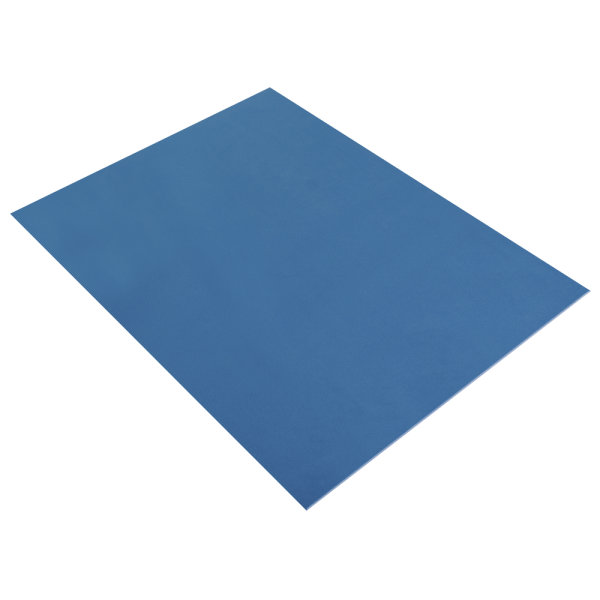 Moosgummi Platte, 30x40x0,2cm, d.blau