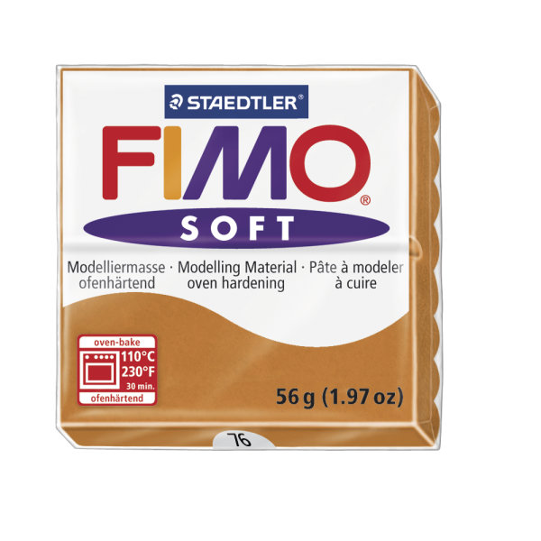 Fimo soft Modelliermasse, 57g, sandelholz, 8020-76