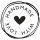 Stempel Handmade with love, 3cm ø
