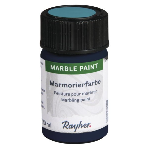 Marble Paint, Marmorierfarbe, Glas 20ml, türkis