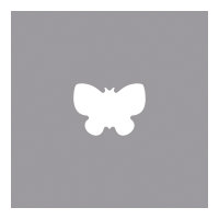 Ministanzer Schmetterling, 0,95cm ø, (3/8) m. Schlüsselanhänger