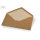 Kuvert DIN Lang, FSC Recycled Credit, 220x110mm, 90g/m2, Beutel 5Stück, kraft