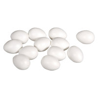 Plastik-Eier, 10cm ø, SB-Btl 4Stück
