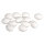 Plastik-Eier, 10cm ø, SB-Btl 4Stück
