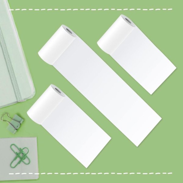 Poooli Print 3 Rollen weisses Papier