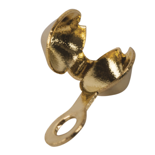 Quetschkalotte, 4mm , SB-Btl 10Stck, gold