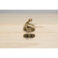 Holz Schatulle mit Einsatz, 2teilig, 28x18x13,5cm, 6 Fächer