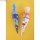 Glitzer-Filz sortiert, 21x30x0,1cm, 5 Farben, SB-Btl 5Bogen