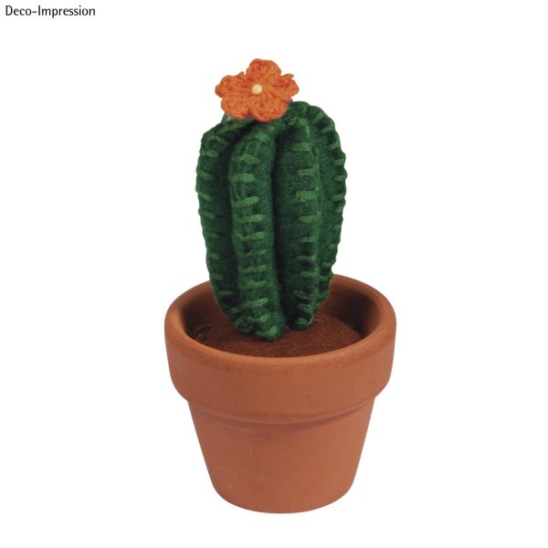 Bastelpackung: Kaktus, 5cm ø, 10cm, Glas 1Stück