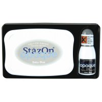 StazOn Opaque-Set, Stempelkissen + Tintenfläschchen,...