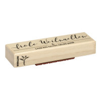 Stempel frohe Weihnachten, 3x12cm