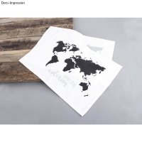 Tischset, weiss, 48x35cm, SB-Btl 2Stück