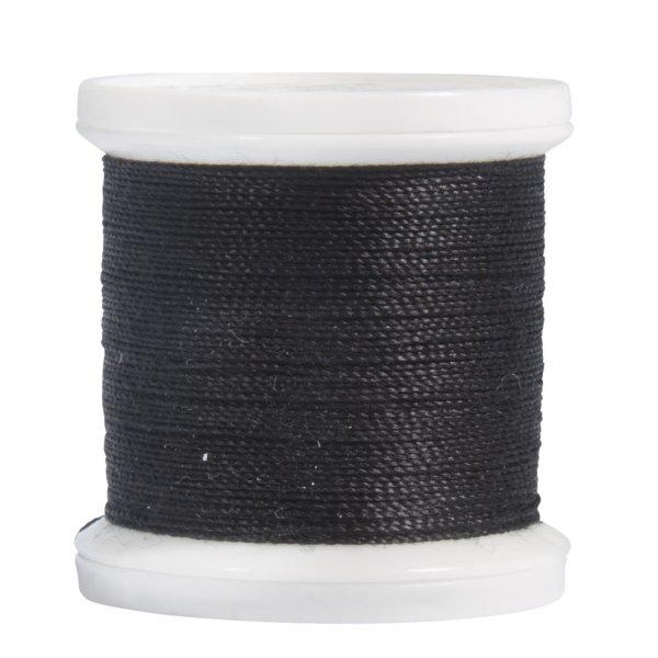 Perlen-Aufreihgarn, 0,5mm ø, 100m, SB-Btl 1Spule, schwarz
