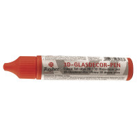 3-D Glasdecor-Pen, Flasche 30ml, orange