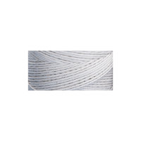 Jutegarn, 6fach, 6mm ø, Spule 120m, weiss