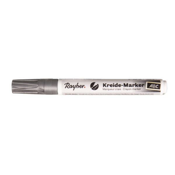 Kreide-Marker, Keilspitze 2-6 mm, brill.silber