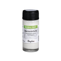 Marble Paint, Marmorierfarbe, Glas 20ml, weiss