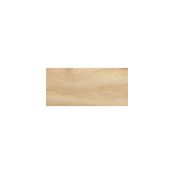 Reine Schurwolle, Kammzug, Beutel 50g, hell beige