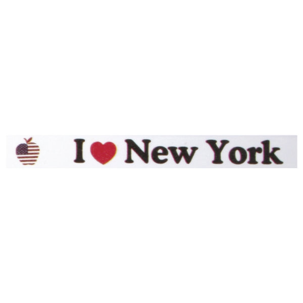 Washi Tape I Love New York, 15mm, Rolle 15m