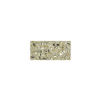Delica-Rocailles, 2,2mm ø, mit Silbereinzug, Dose, bergkristall, 9g