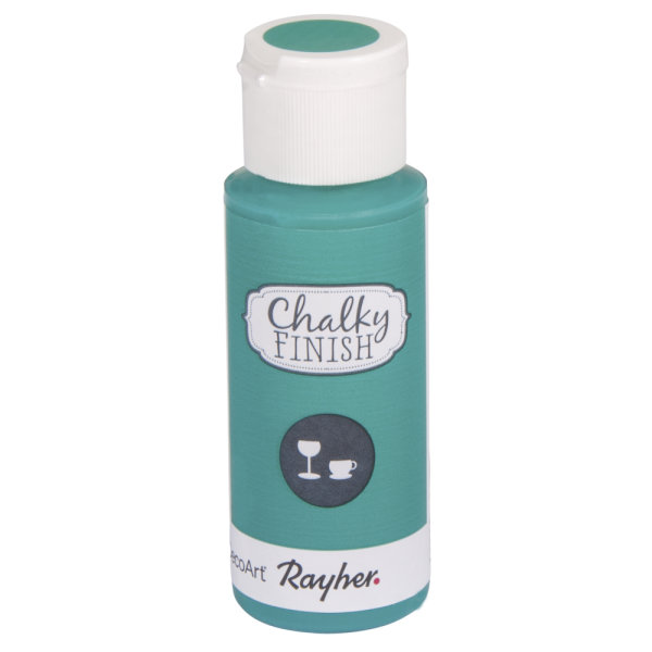 Chalky Finish for glass, Flasche 59ml, meergrün