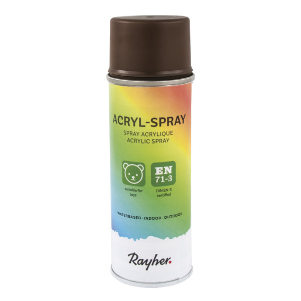 Acryl Spray, Dose 200ml, dunkelbraun