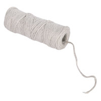Jutegarn, 3 fach, 3,5mm ø, Spule 50m, weiss