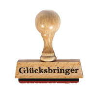 Statement-Stempel Glücksbringer, 1x6cm