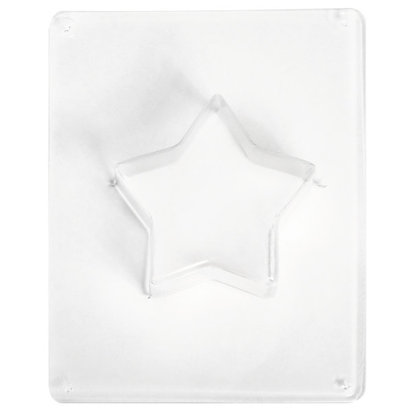 Giessform: Stern, 11cm ø, Tiefe 3,5 cm