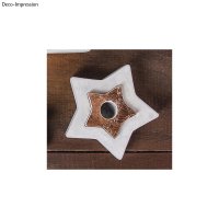 Giessform: Stern, 11cm ø, Tiefe 3,5 cm