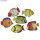 Giessform: Fische, 9 cm, 6 Motive