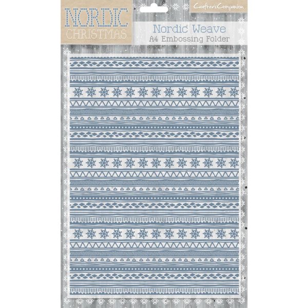 Nordic Christmas A4 Folder -, Nordic Weave, SB-Btl 1Stück