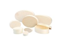 Spanschachtel oval, FSC Mix Credit, 9x12x5cm