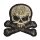 Patch Skull and bones, 4,2x4cm, zum Aufbügeln, SB-Btl. 1Stück