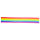 Wachs-Zierstreifen Regenbogen, 2 mm, 23 cm, SB-Btl. 14 Stück