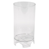 Kerzengiessform, zylindrisch, flach, SB-Btl. 1 Stück, 10,5 cm hoch, 6 cm ø